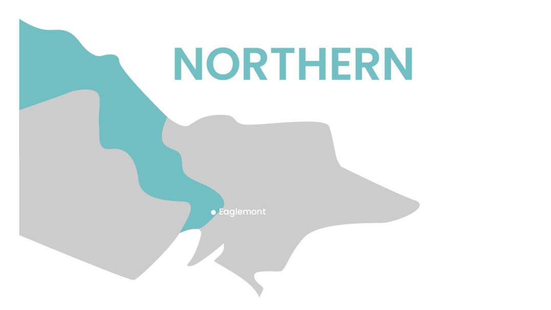 map of northern victoria showing eaglemont