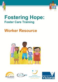 Fostering Hope Worker Resource