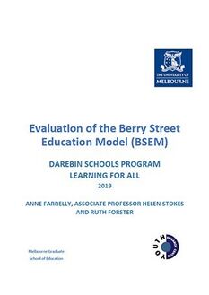 Evaluation of the Berry Street Education Model Darebin thumbnail