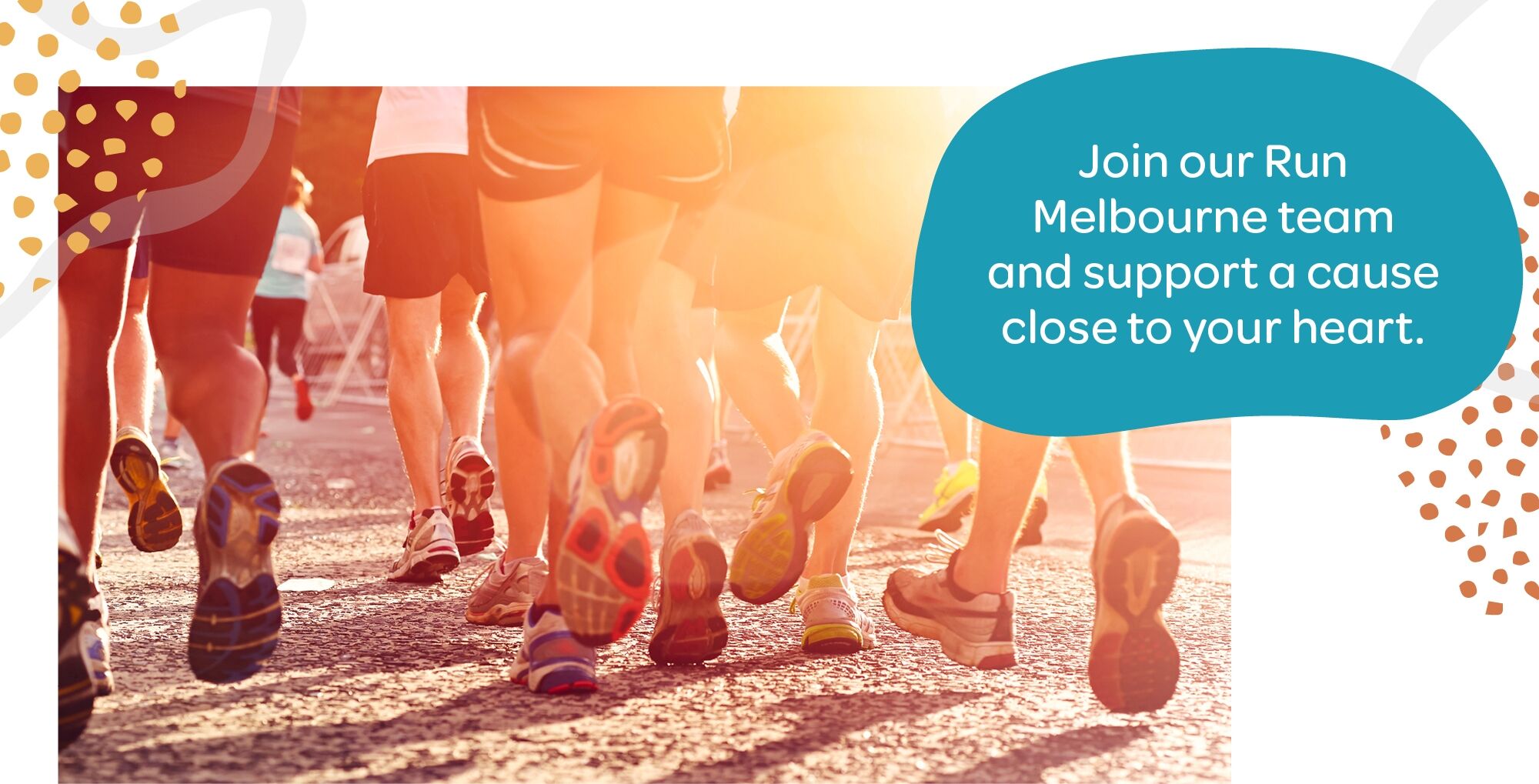 join our run melbourne team and support a cause close to your heart
